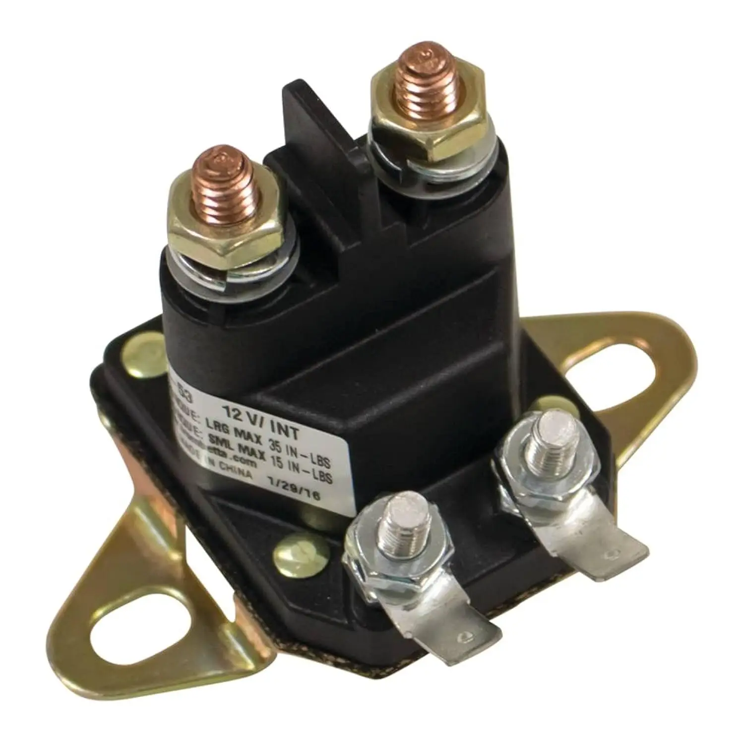 435-103 Starter Solenoid for Hus 523146154 532109081 532109946 for Toro 110116 1101162 47-1910 740207 4-Pole 12V Relay Switch