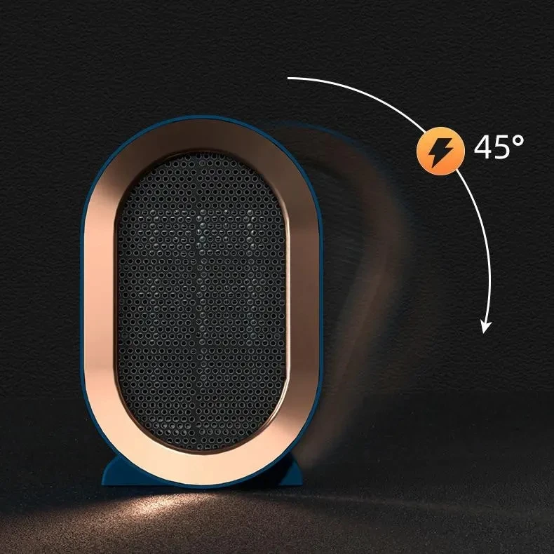Portable mini PTC Ceramic camping space winter fan warm air blower electric heater for Home room desktop