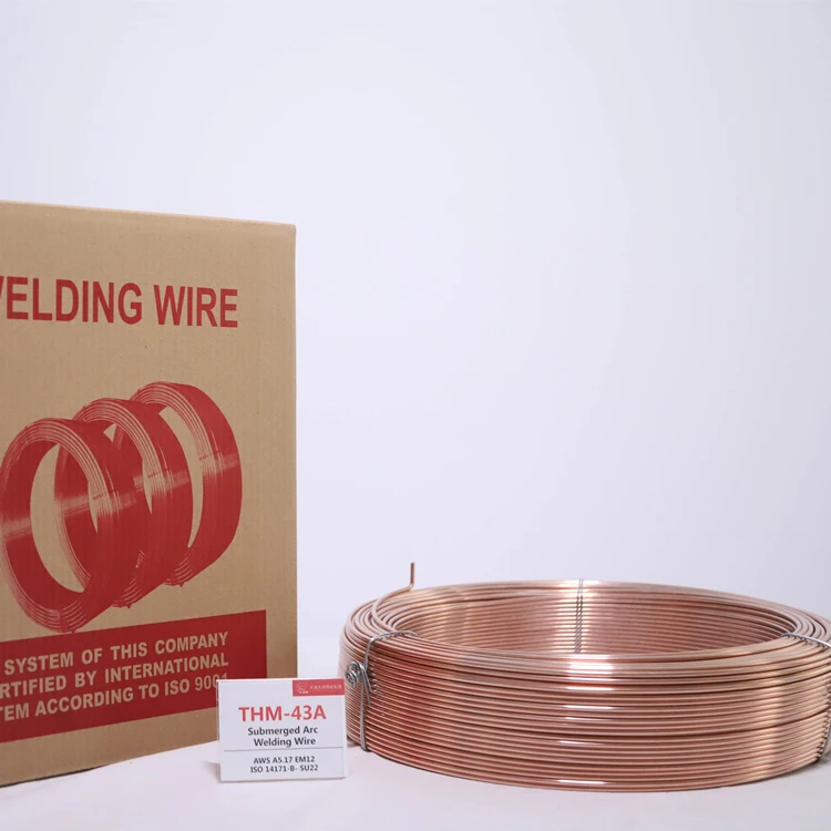 TIANJIN BRIDGE SAW Solid Wire  GB/ T5293 SU26  THM-43A  AWS A5.17 EM12 WELDING WIRE