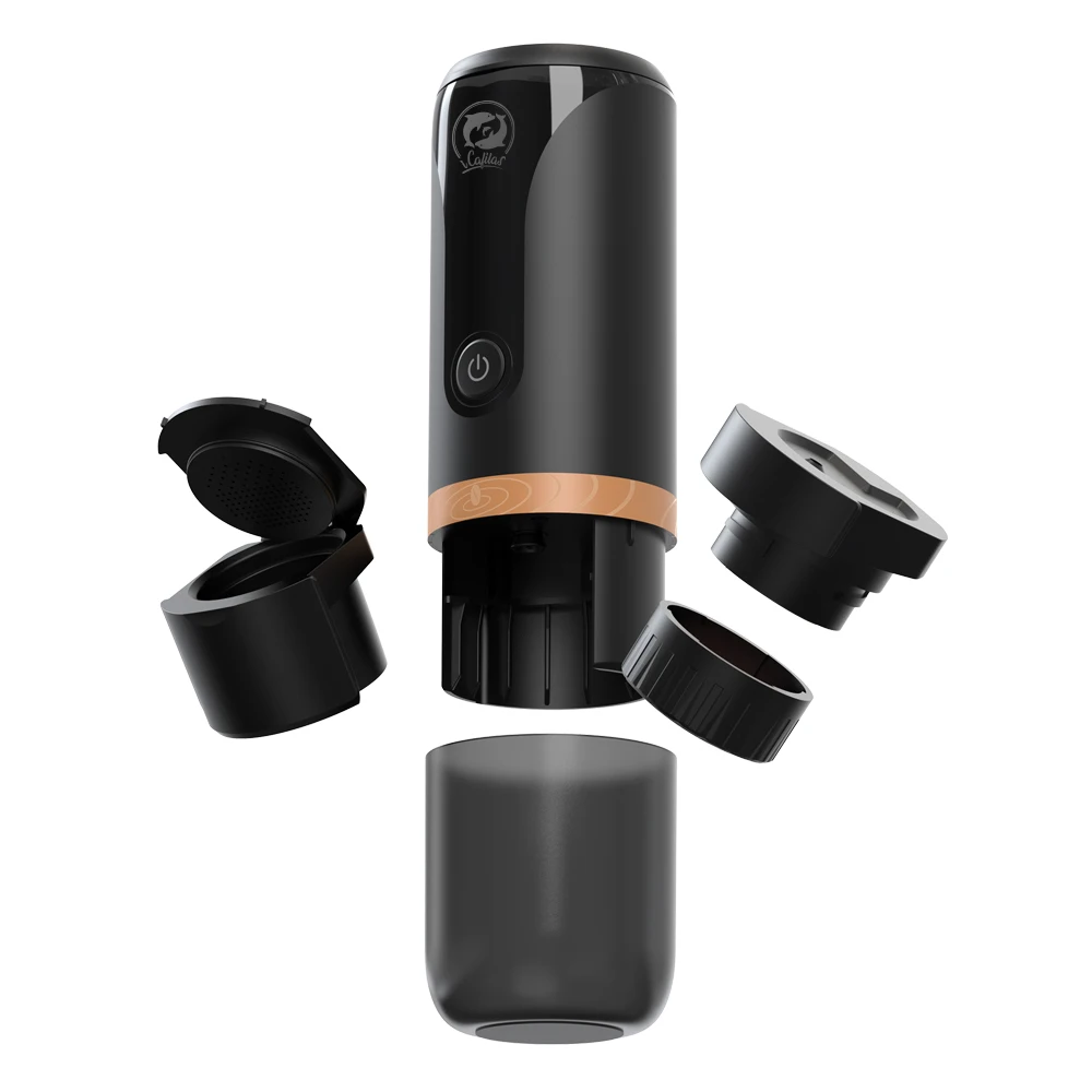 iCafilas Portable Coffee Machine 2-in-1 portable coffee machine coffee machine for car&travel &office