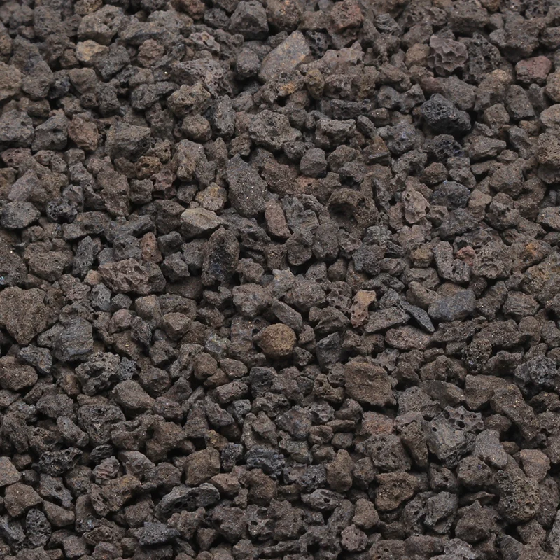Hot selling landscape pebble stone black lava stone pebble