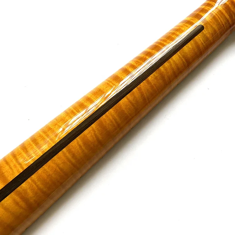 Best Selling DIY Electric Guitar Neck 21 Fret Vintage Tint ST Tiger Flamed Maple for