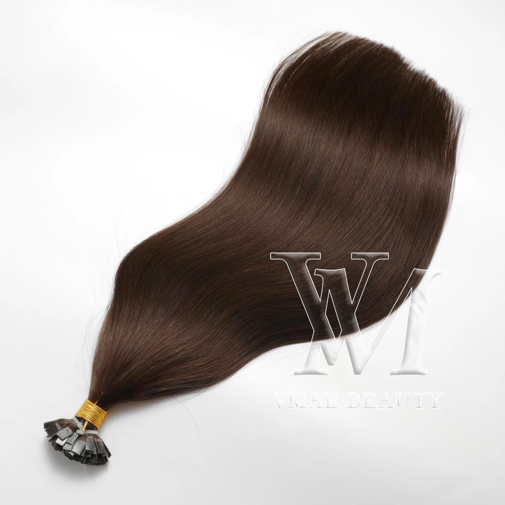 VMAE INDIAN Double Drawn Tips Straight 10 to 32 inch Virgin Cuticle Aligned Keratin I Flat K Tip Human Hair Extensions