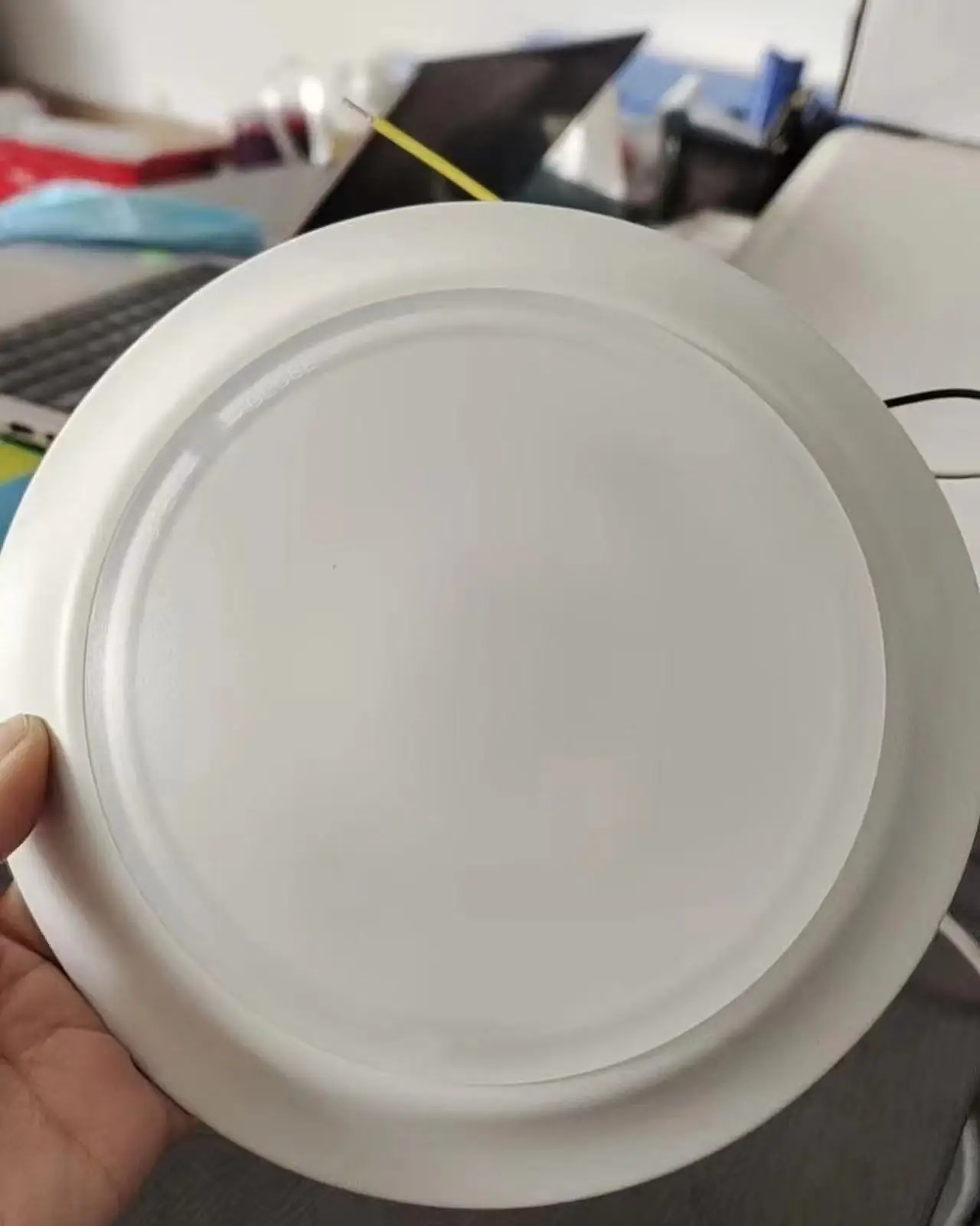 Hot Selling ETL Stock Minimalist  Dimmable 7' 9W 110V Home Condo Integrated 2700K LED Ceiling Disk Light Fixture