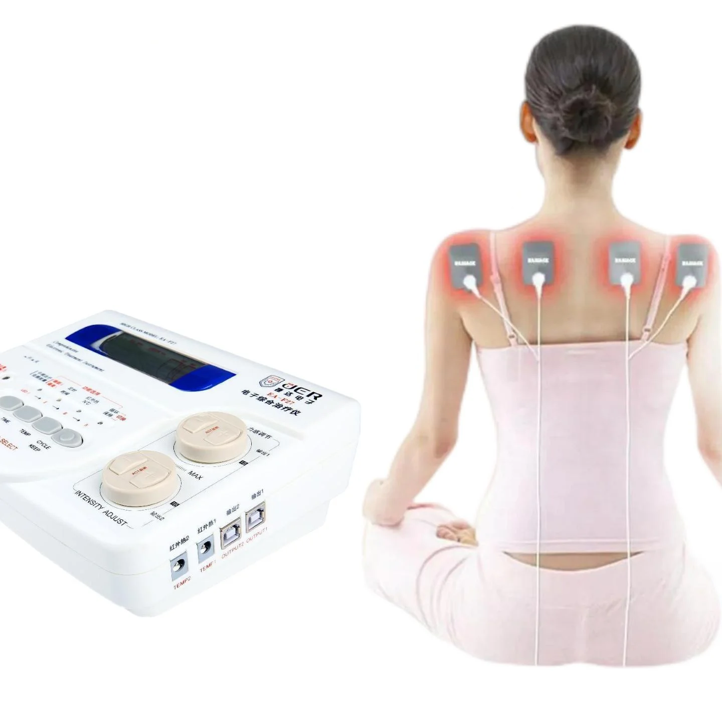 Factory Sales Tens Unit Muscle Stimulator Machine Body Pain Relief Physical Therapy Equipment Physiotherapy Massage