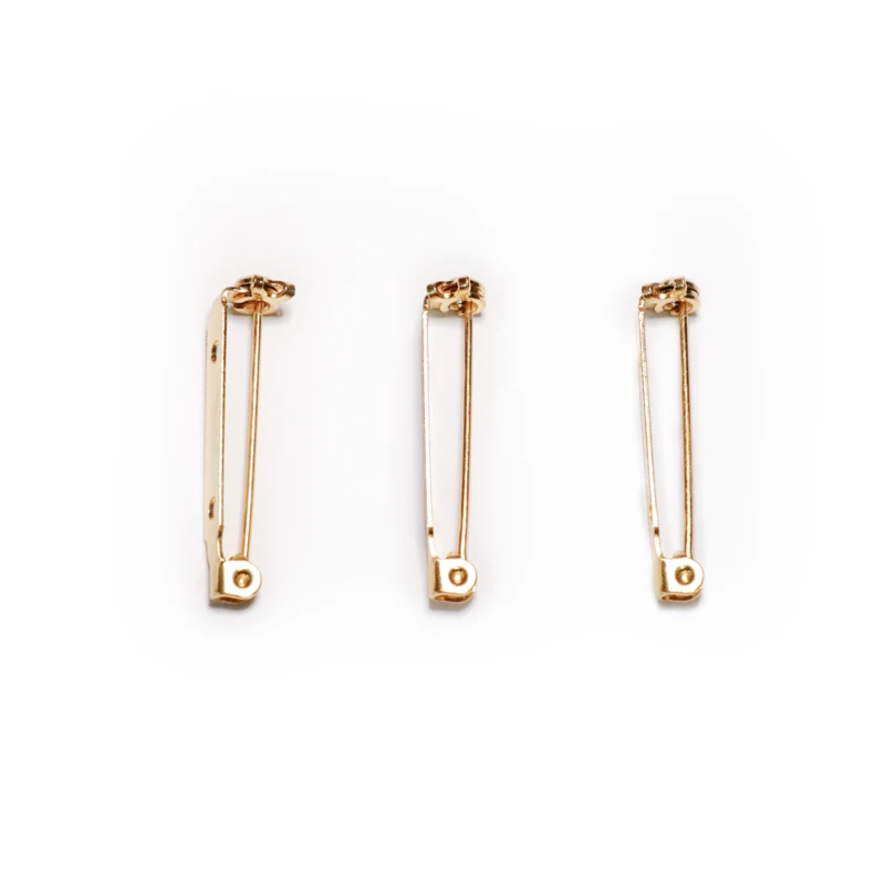 Factory Supply Golden Lock Brooch Back Pin