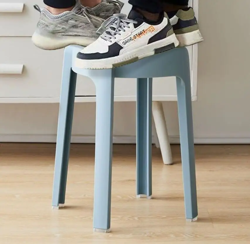 Customize Logo Plastic Bright Colored  Dinning Chairs