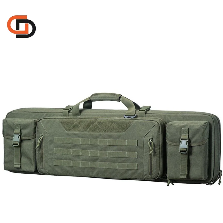 Soft Double Rifle Bag Tactical Long Rifle Backpack, Portable Shotgun Case for Firearm Storage and Transportation  Duffel Bag