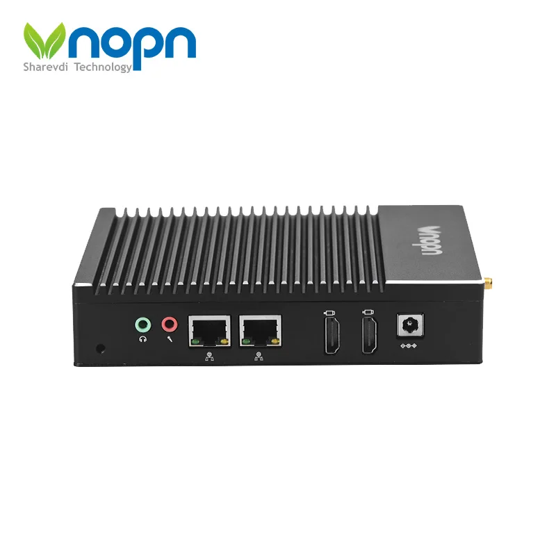 OEM безвентиляторное компьютерное оборудование J3160 2 LAN 2 HD linux OS Mini PC 12V