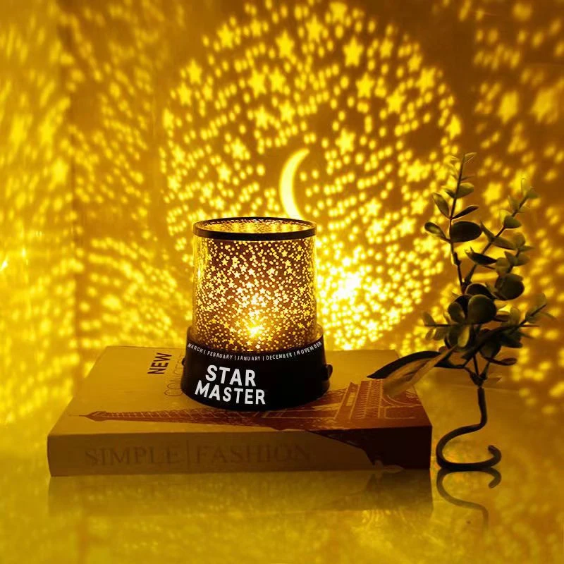 Indoor Creative LED Starry Sky Lights Christmas Projection Lamp Luminous Night Light Colorful Rotation Gift Decoration IP65