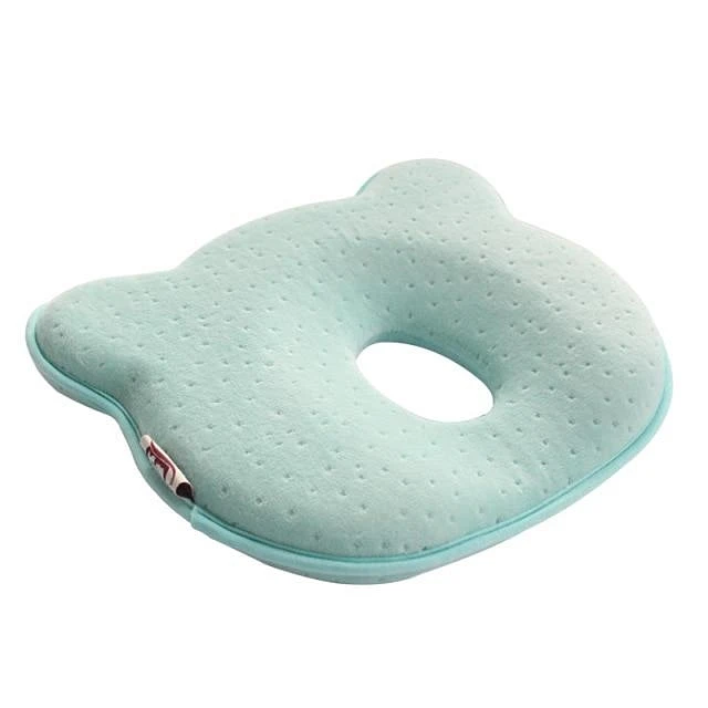 High Quality Soft Cotton Baby Sleep Neck Pillow Memory Foam Baby Pillow