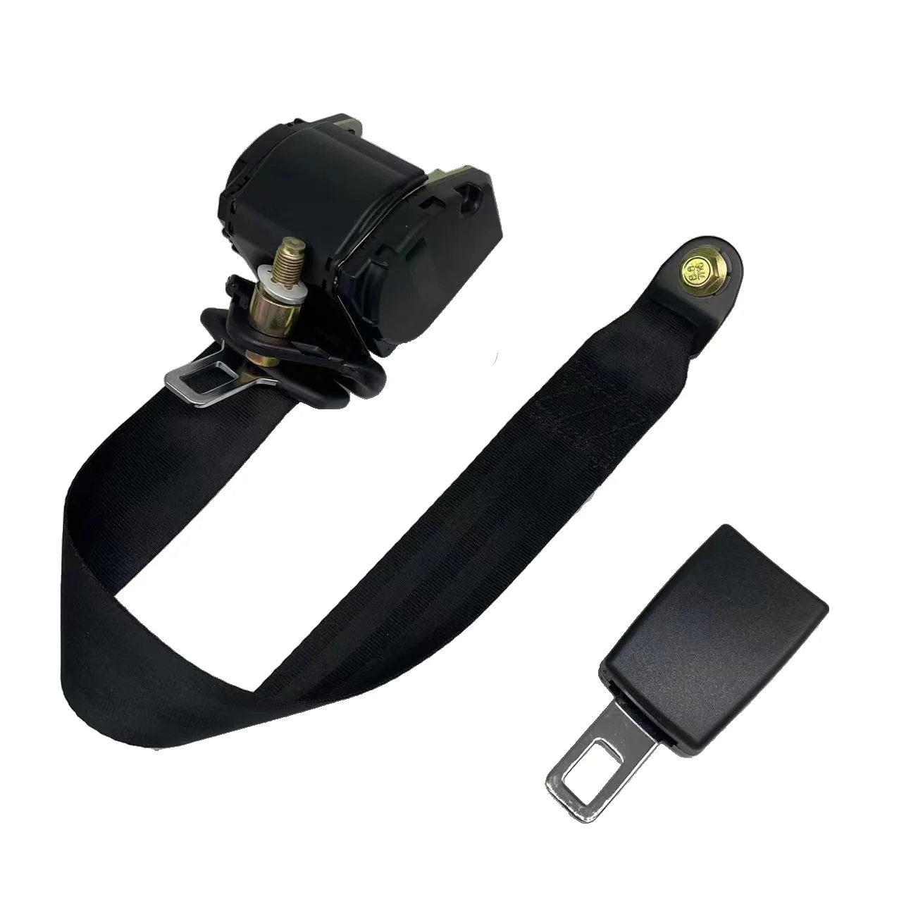 Simple Adjustable vehicle trunk bus certification safety belt 3 point seat belt