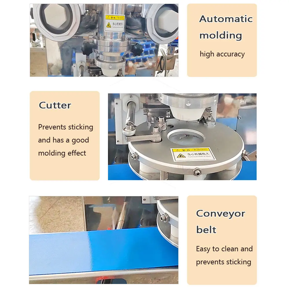 Factory Price Mochi Ice Cream Machine Moon Cake Making Machine Maamoul Production Line For Small Business