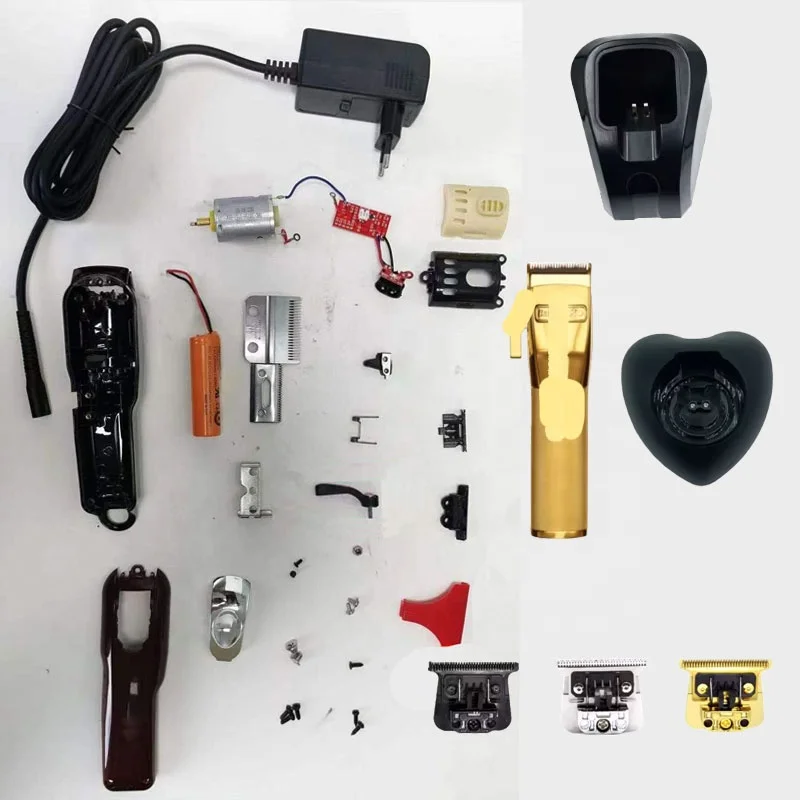 Real factory Barber Clipper Replacement Accessories for 8148/8504 Hair Clipper Spare Parts Switch Motor Battery