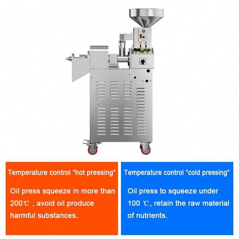 Top quality almond oil press hemp seed oil press soybean sunflower seed cottonseed palm edible oil refinery machine