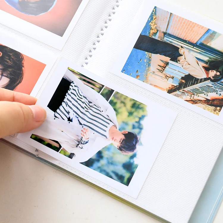 Ecofriendly pvc photo album for 3 4 6 inch picture large capacity multifunctional image card tickets storage