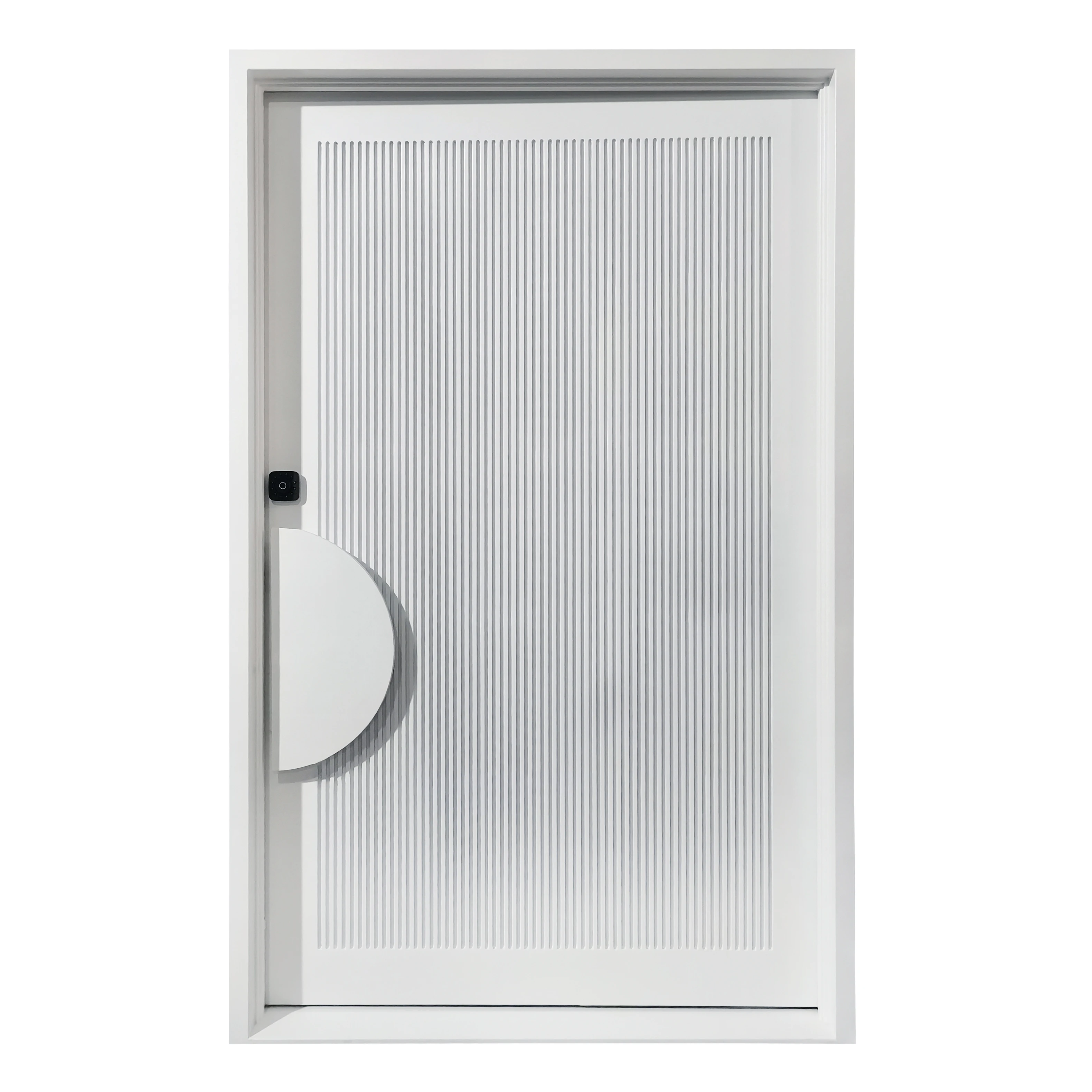 Белые металлические входные двери для домов внешние современные виллы кованые дизайн шарниры отпечатков пальцев пароль смарт-замки