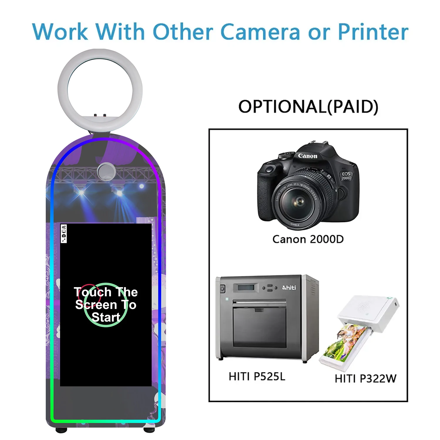 43inch 32Inch Touch Screen Mirror Photo Booth Party Supplier Selfie Digital Magic Mirror Booth