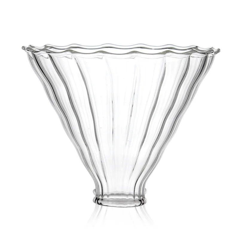 Reusable coffee v  60 dripe with filter paper high borosilicate glass material supplied  high temperature resistant manufacturer
