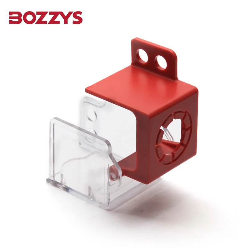 Electrical e-stop Push Button and Selector Switch Lockout Devices Removable Cover in place