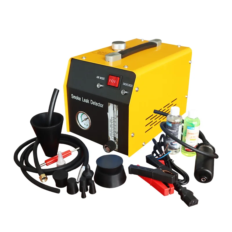 Automotive Leak Detector Tool Cars Leak Locator Tester Car Pipe Leakage Tester with Smoke Cone Leak Detector