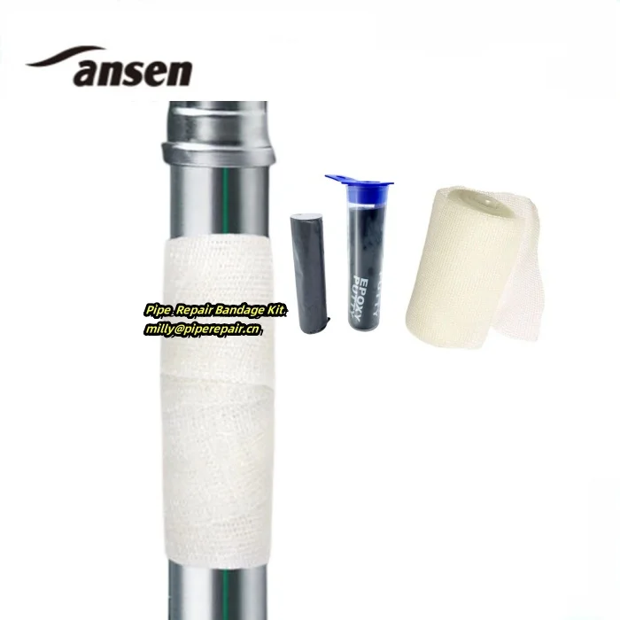 Custom Logo Moisture Activated Pipe Repair Bandage Epoxy Putty Stick for Broken Plumbing Repair