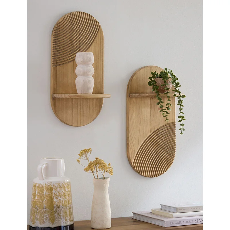 New Design Handmade Vintage Home Decorative Wood Wall Shelf Rustic Wooden Wall Shelf