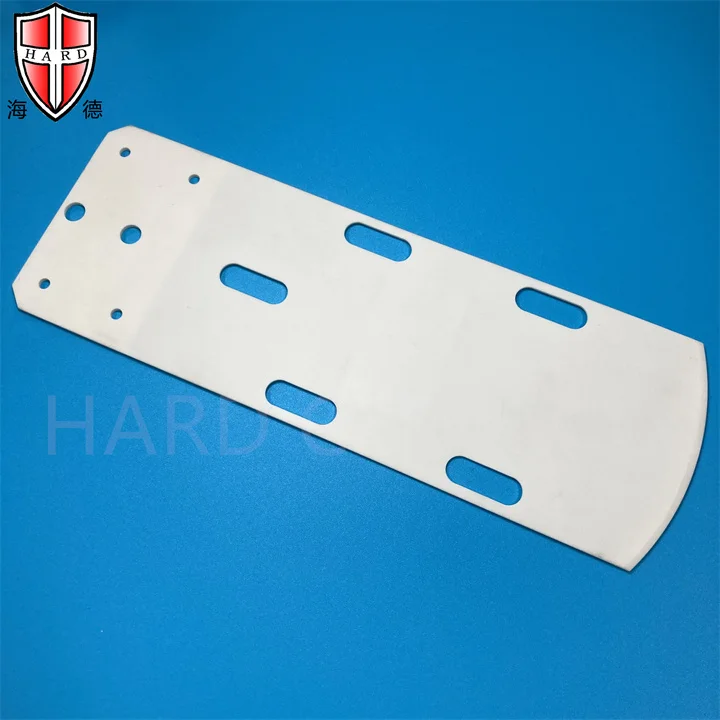 High Temperature Resistance Mechanical Alumina Al2o3 Ceramic Wafer Plate Hand Parts
