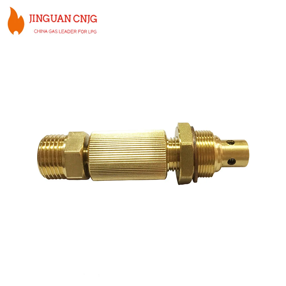 CNJG Nigeria, Kenya LPG Gas Inflation Valve, 3kg, 5kg, 6kg Brass Nozzle for Cylinder