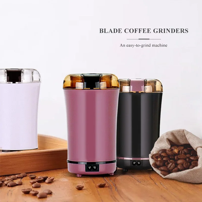 Mini Electronic Home Espresso Coffee Bean Spice Grinder Food Processor Multifunctional Coffee Grinder