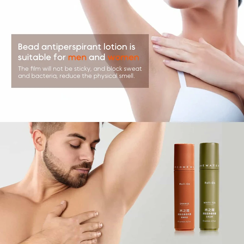 Natural ingredients contain no additives Body Deodorant Roll-ball Bottle Custom Body Antiperspirants Roll-ball