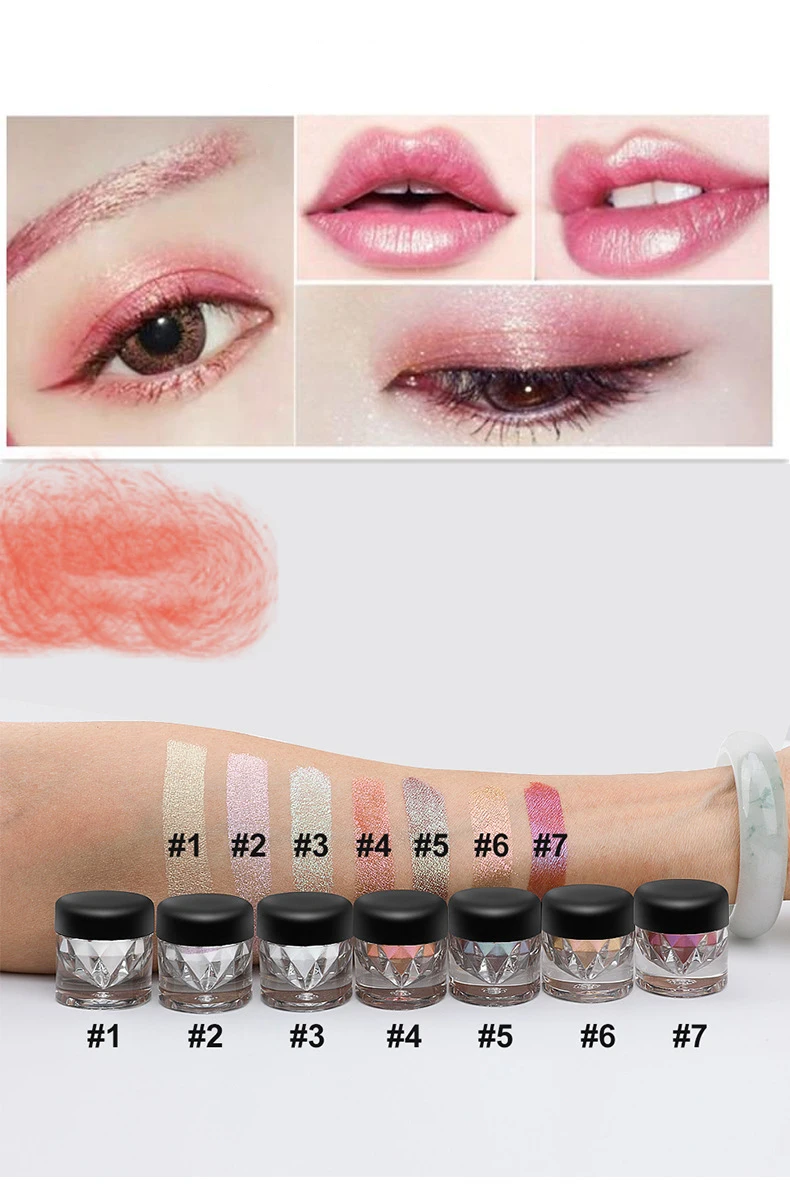 Private Label Mineral shimmer 9color pigment loose Eyeshadow Powder Makeup Cosmetics vendor