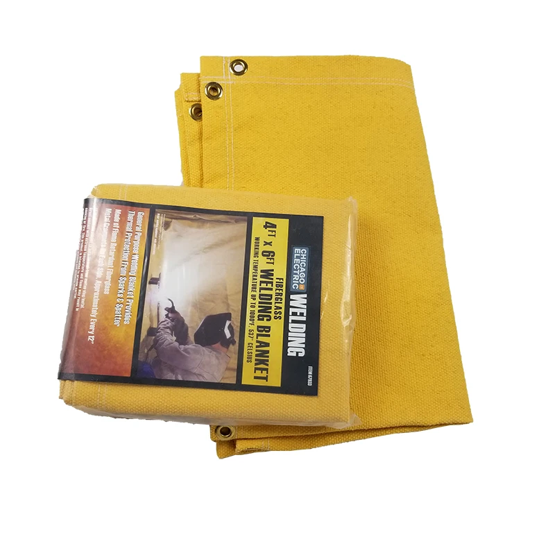 4ft High Silicon Oxidized Fireproof Electric Welding Blanket ANSI Approved
