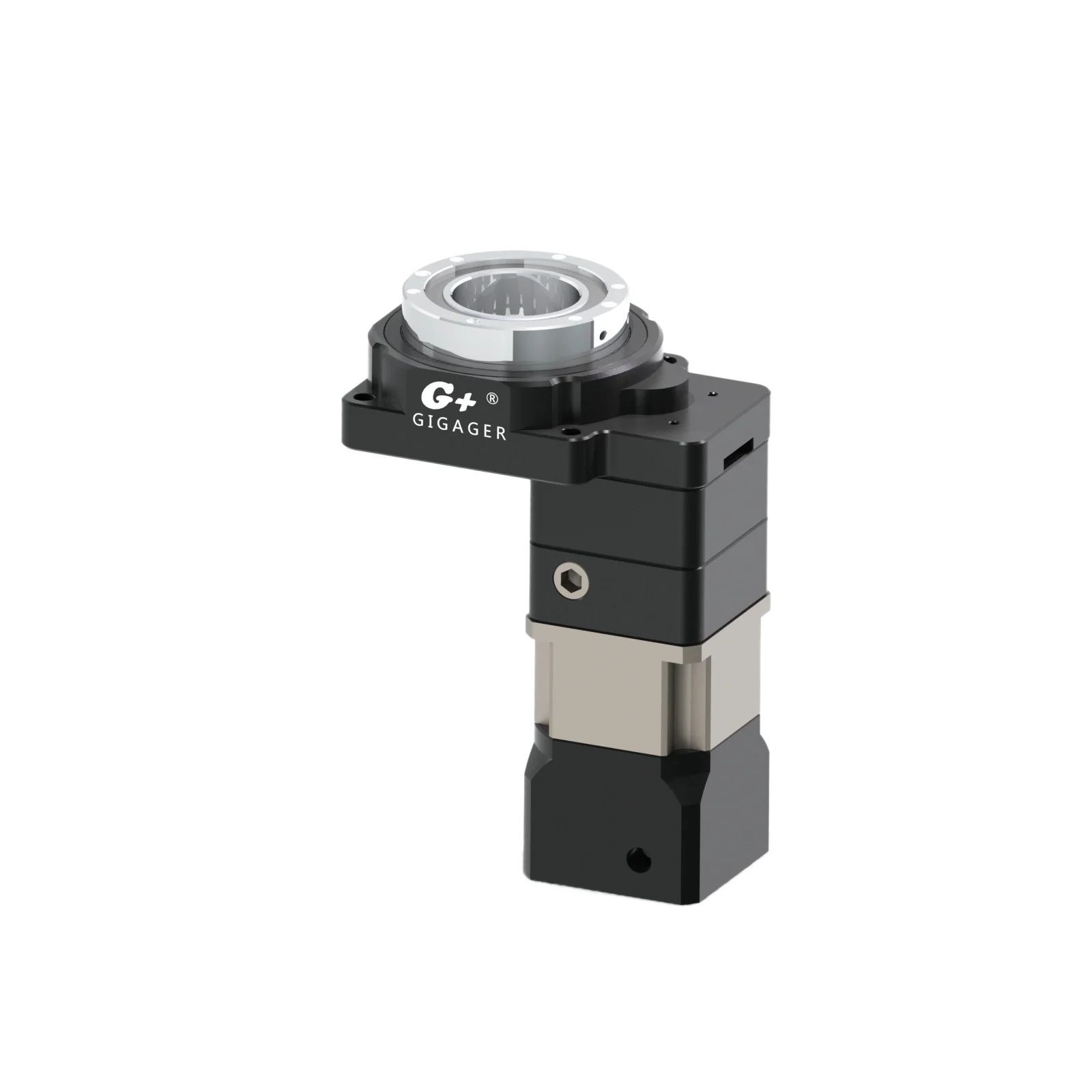 60MM  Nema 42 or 100W Servo Motor hollow Shaft Helical Gearbox GSN60 1:5  1:10  Rotary Table