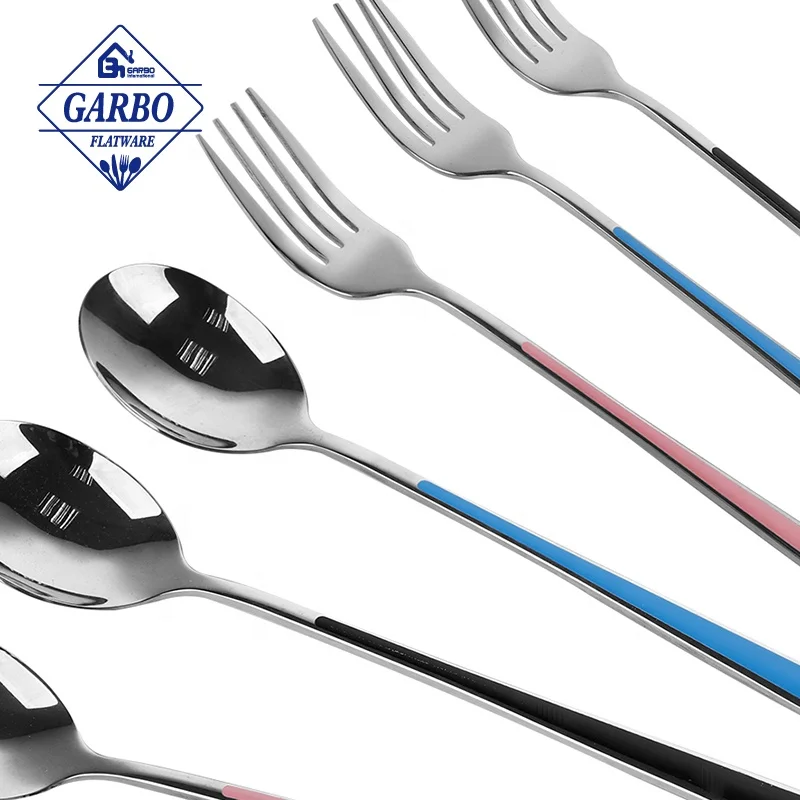 Daily Use Durable Food Grade 304ss Dining Spoon Mirror Polishing Round Shape Stainless Steel Dinner Spoon Set for restaurant