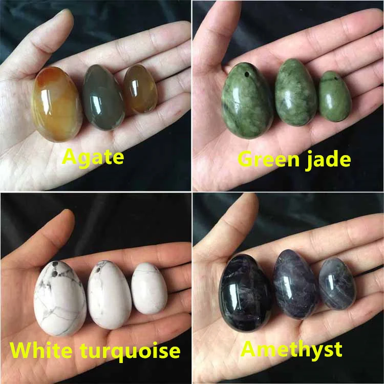 Hand carved rose quartz yoni egg crystal amethyst yoni eggs healing crystal