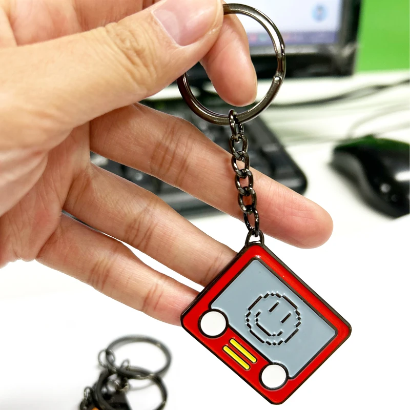 Wholesale Designer butterfly Keychain in Bulk Custom Enamel Key Chain Cartoon Key Holders for Girls