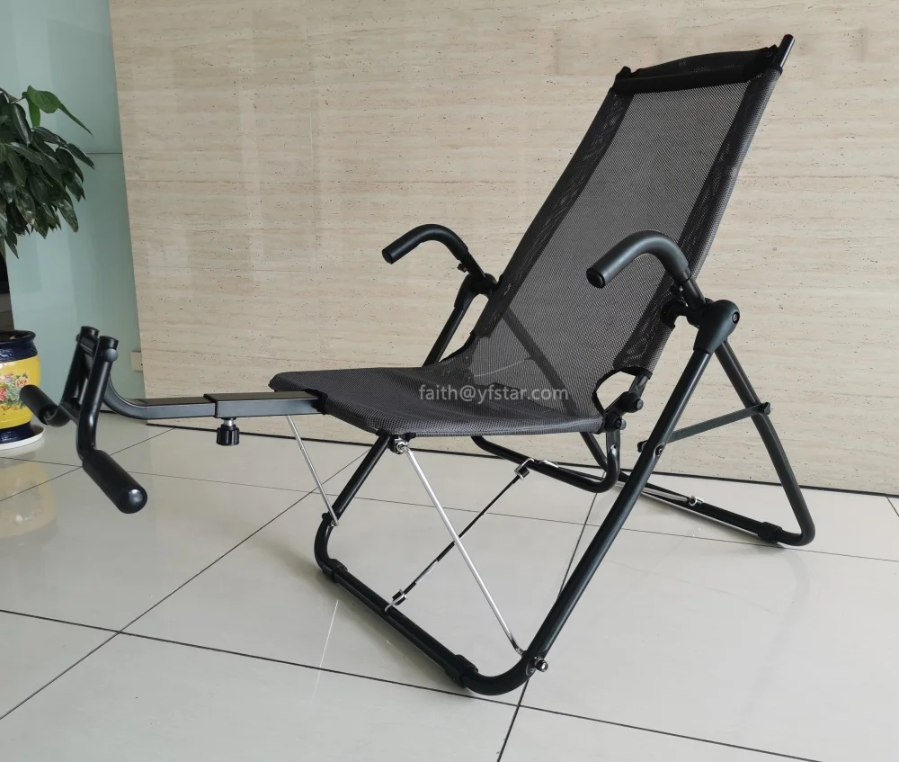 Wholesaler Large Size AB Lounge Exercise Chair Manual Folding Zone Bench Leisure Sports Equipment for Home