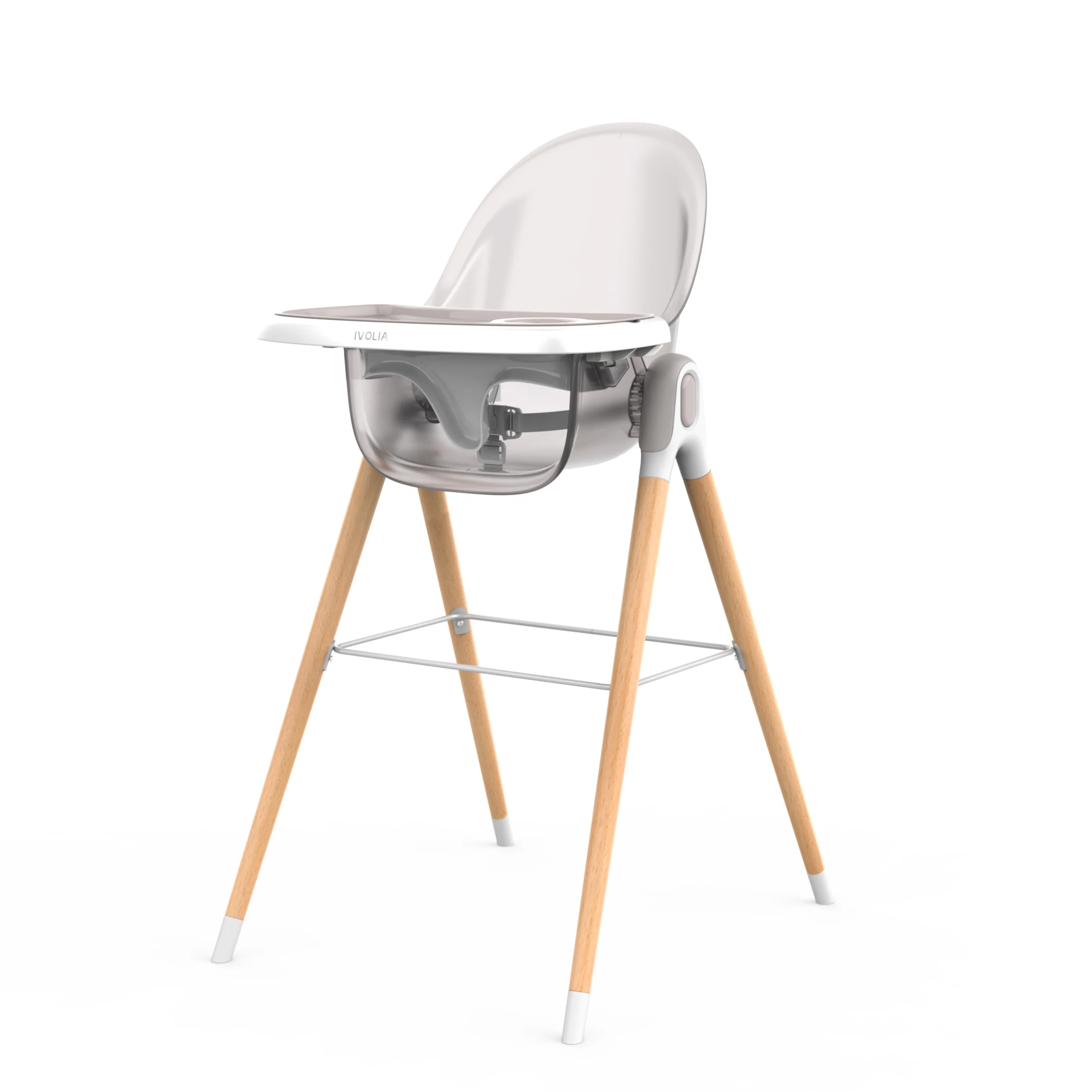 IVOLIA EN14988 new Plastic steel leather function feeding dining Europe baby high chair