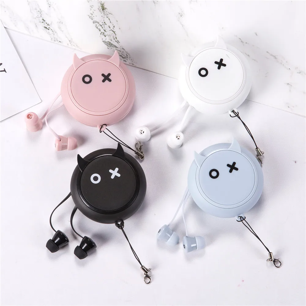 In-Ear Earphone Cartoon Cute Shaped Earphone For Girls 1.15m Earbuds For Mobile Phone