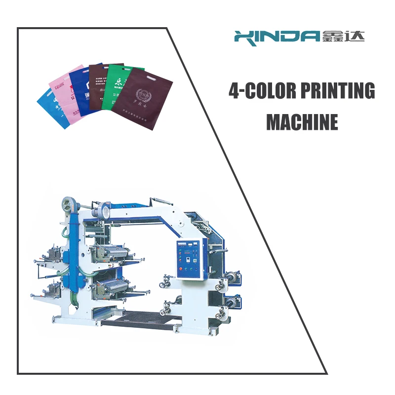 China factory Fully automatic high-speed multi-color flexographic printing machine