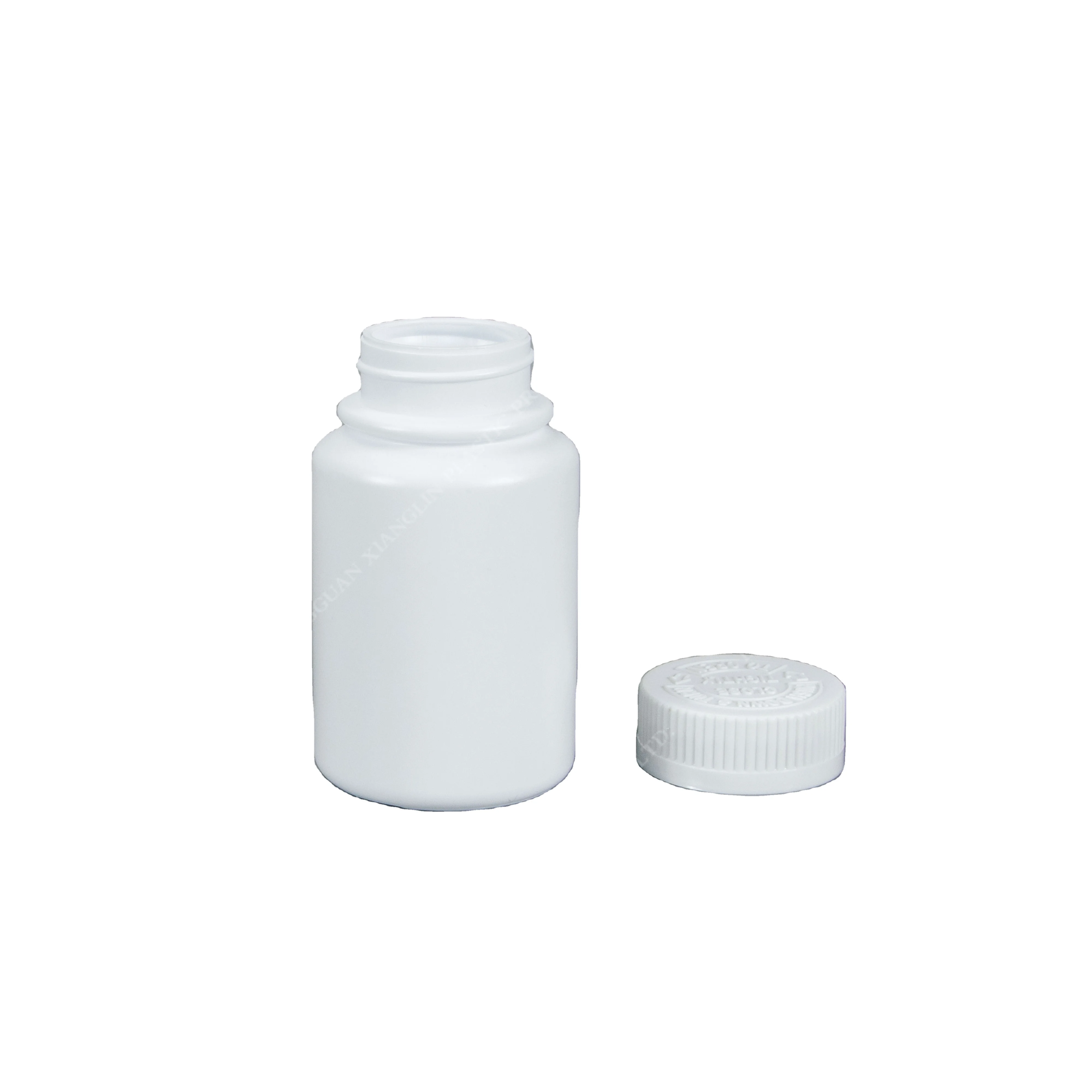 150ml White HDPE Plastic Pills Container Capsules Bottle