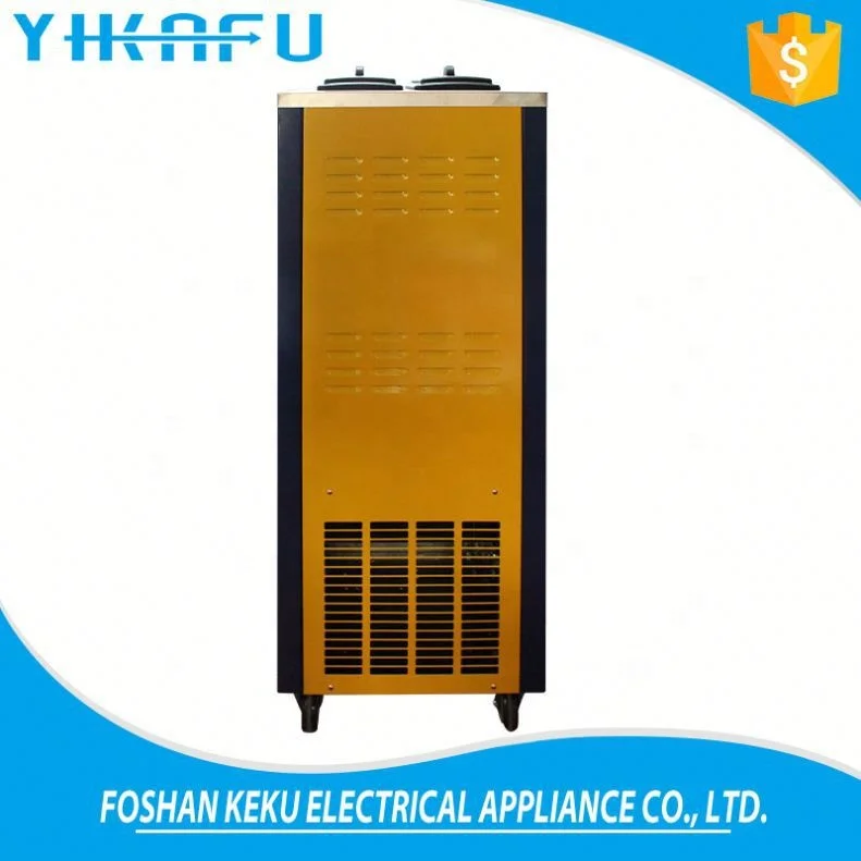 Commercial Automatic Snack Table Top Three Flavors Soft Serve Filling Ice Cream Making Machine For Sale