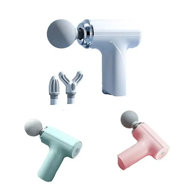 2024 Fascial Gun Portable Blood Circulation Massager Stick Vibration Wireless Battery Operated Handheld Body Massage Products