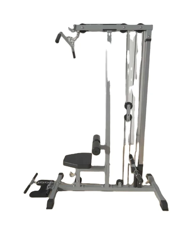 LAT Pulldown Bar Attachment for Gym Cable Machine 360 Rotating T-bar Full Wrapped EVA Sponge Non-slip Handle