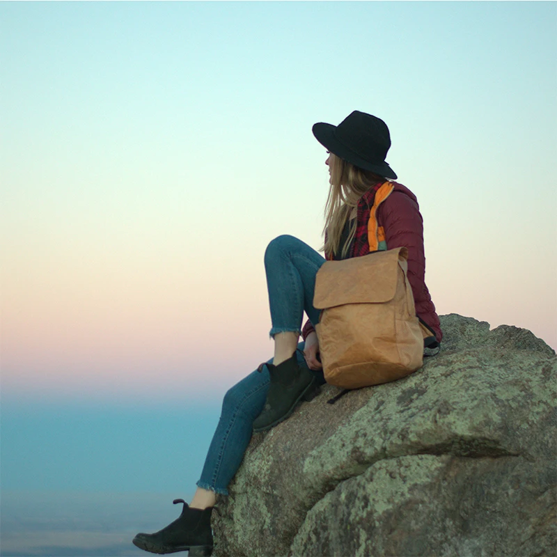 high quality customized ECO friendly durable tyvek paper drawable  casual bag reusable waterproof  backpack