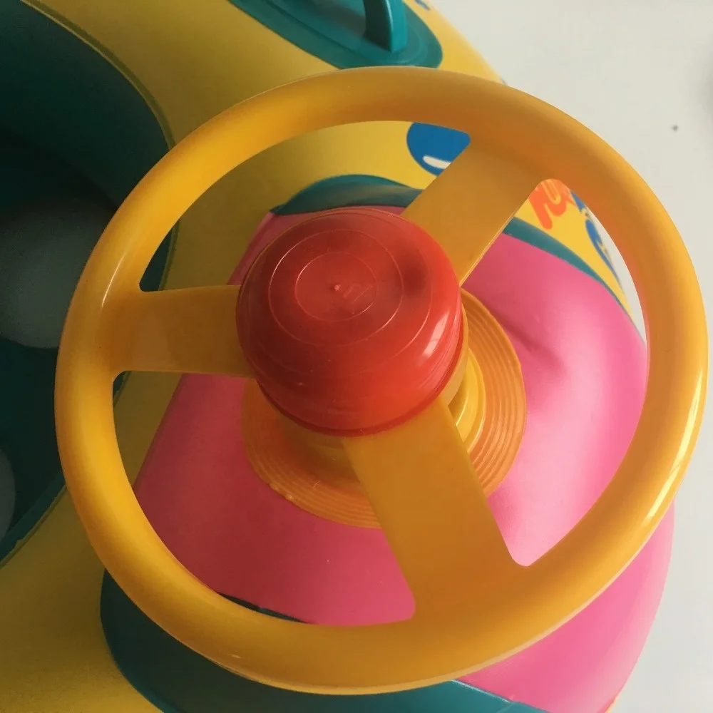 Adjustable Sunshade Inflatable Baby Swim Float Seat Boat Inflatable Ring