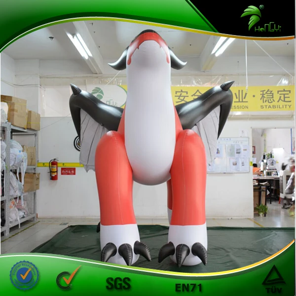 3 D Inflatable Red Dragon Balloon Cartoon Zenith Dragon Character Toy Hongyi SPH Doll
