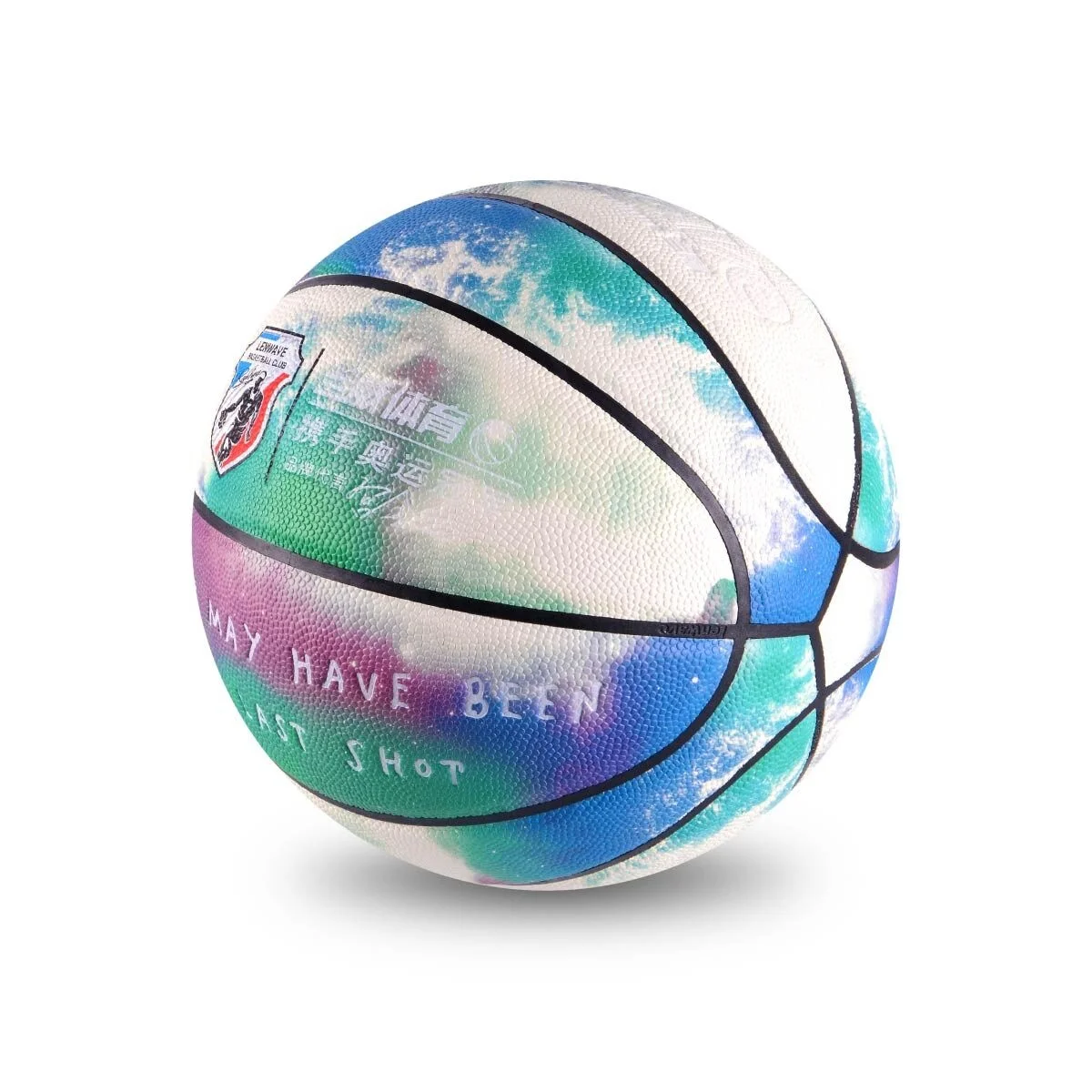 Lenwave official size 4/5/6/7/9 luminous basketball basketball training/game pvc/pu/microfiber 9panels basketball ball