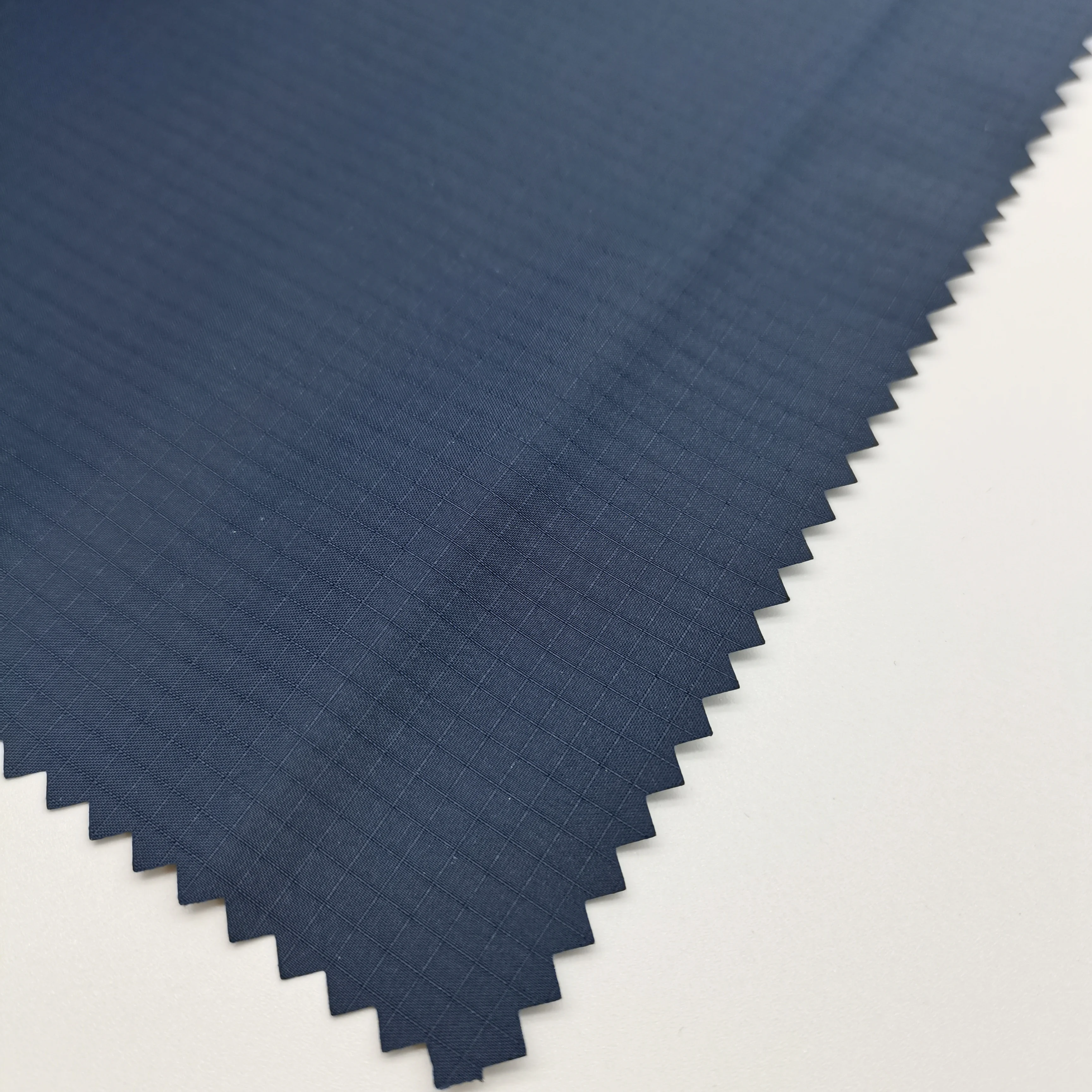 100% Recycled Polyester Ribstop polyester taffeta fabric